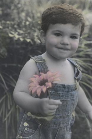 Little Boy with Flower